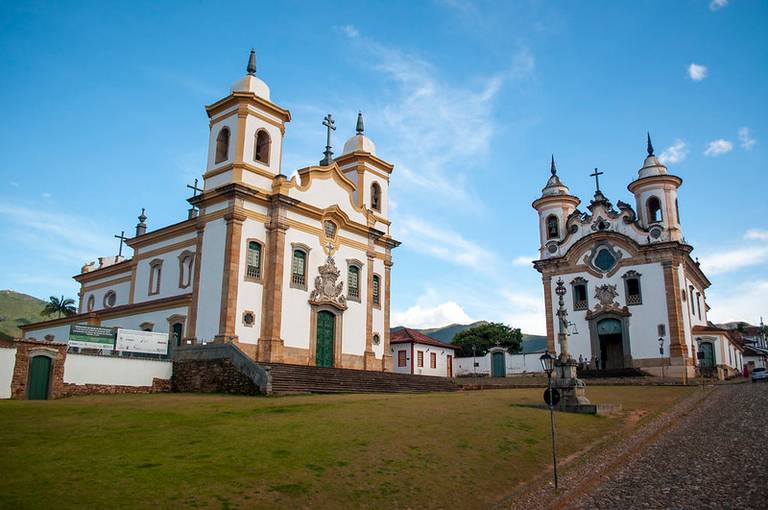 Twee bekendste barokkerken in Ouro Preto