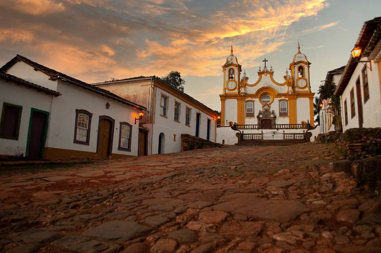 Sint Antonius kerk in Tiradentes