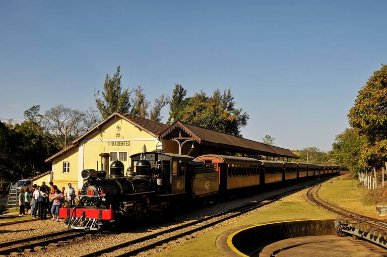 Stoomtrein in São João del-Rei
