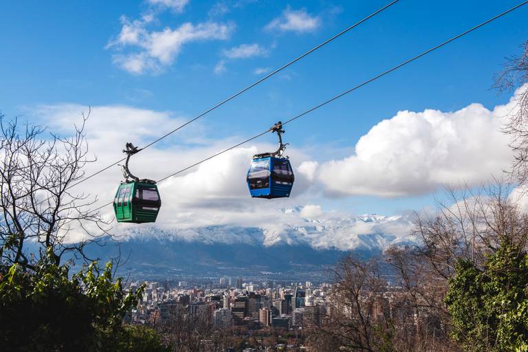 Kabelbaan in Santiago