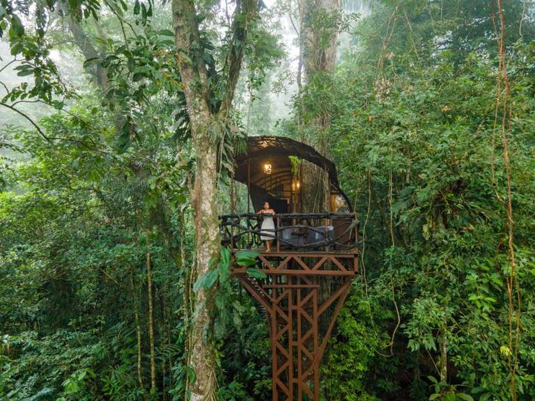 Boomhut in Maquenque Eco Lodge