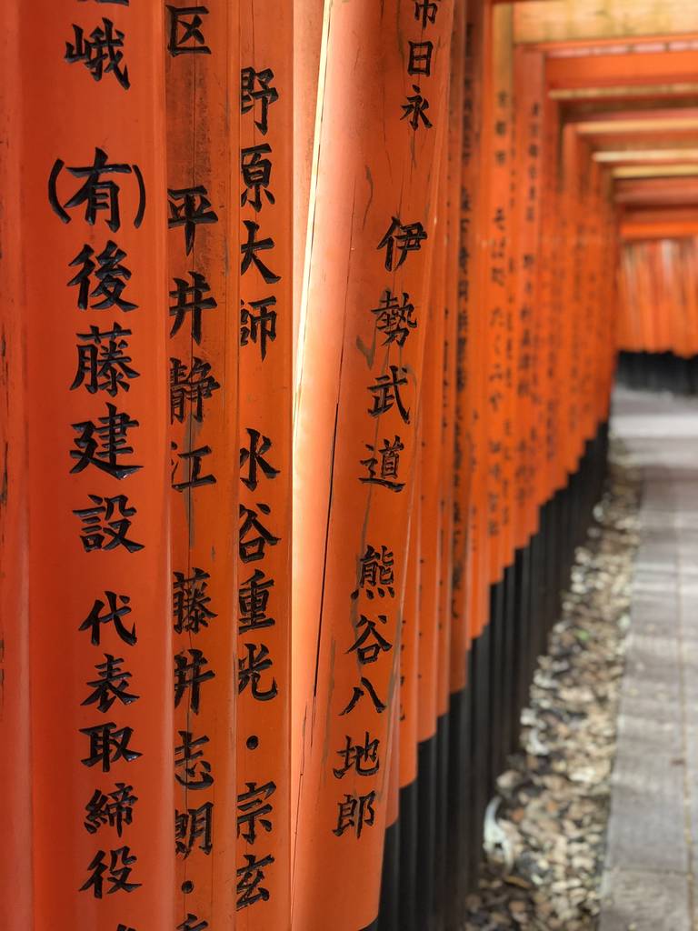 Fushimi Inari Shrine in Kyoto