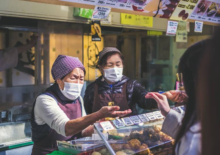 Street food in Osaka