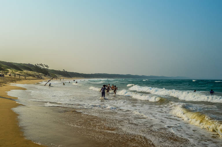 Het strand bij Ponta do Ouro