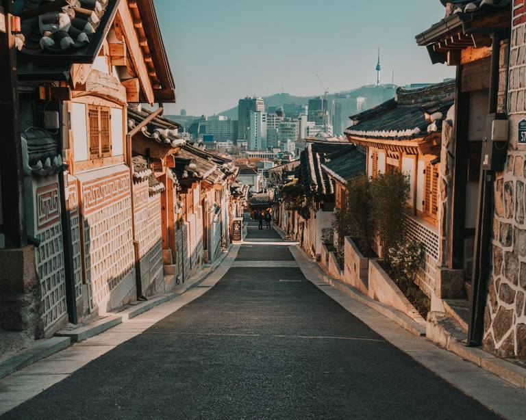 Hanok Sky Line in Seoul