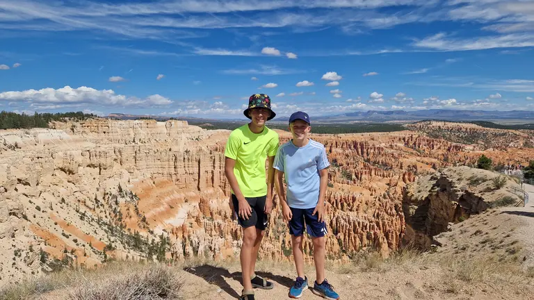 Uitzicht op Bryce Canyon